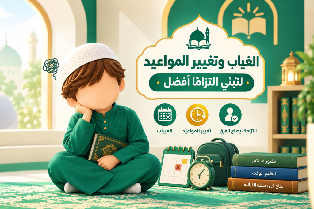 الغياب وتغيير المواعيد
