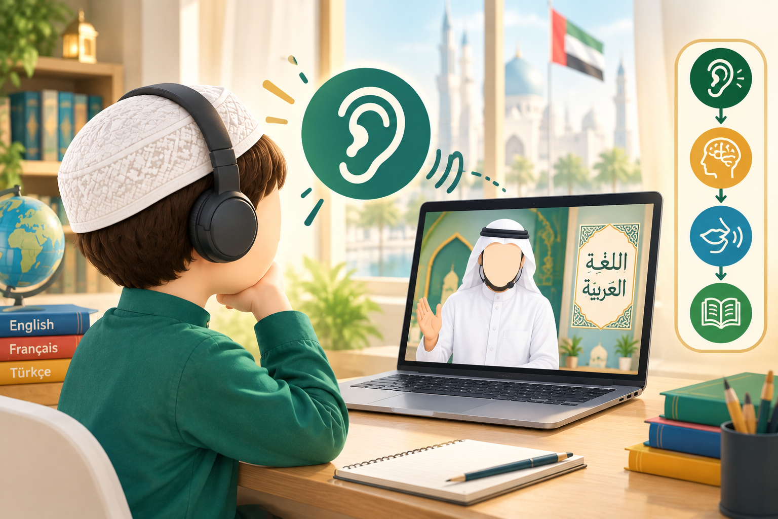 الطفل الذي لغته الأولى ليست العربية